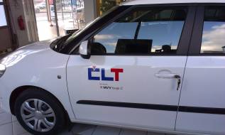 Polep vozu ČLT - řezaná grafika